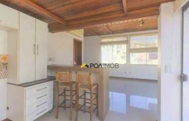 Imagem: O apartamento na cobertura possui 2 Dormitórios, 3 Banheiros