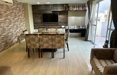 Imagem: O apartamento na cobertura possui 3 Dormitórios, 4 Banheiros