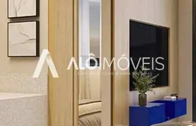 Imagem: O apartamento possui 1 Dormitório, 1 Banheiro, 1 Vaga na garagem