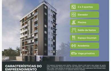 Imagem: O apartamento possui 2 Dormitórios, 2 Banheiros, 1 Vaga na