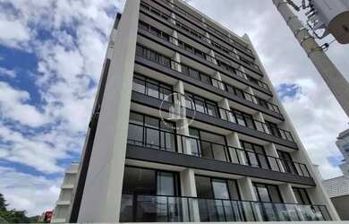 Imagem: O apartamento possui 1 Dormitório, 1 Banheiro, 1 Vaga na garagem