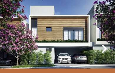 Imagem: A casa em condomínio possui 3 Dormitórios, 4 Banheiros, 2