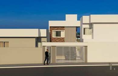 Imagem: A casa possui 2 Dormitórios, 1 Banheiro, 2 Vagas na garagem