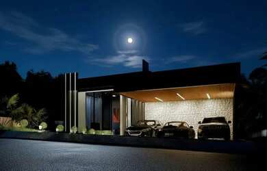 Imagem: A casa em condomínio possui 4 Dormitórios, 3 Banheiros, 3