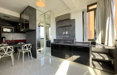 Imagem: O apartamento para alugar possui 1 Dormitório, 2 Banheiros