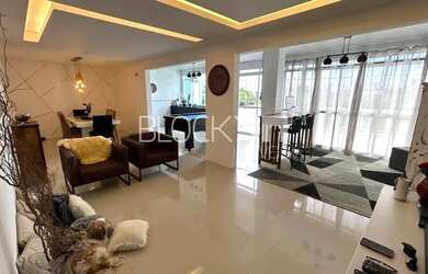 Imagem: O apartamento na cobertura possui 4 Dormitórios, 2 Banheiros