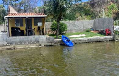 Imagem 4: Casa pequena com vista deslumbrante da lagoa de Guaratiba