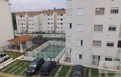 Imagem: O apartamento possui 2 Dormitórios, 1 Banheiro, 1 Vaga na garagem