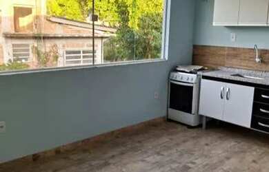 Imagem: A kitnet possui 1 Dormitório, 1 Banheiro, 1 Vaga na garagem