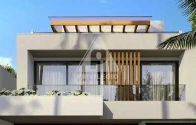 Imagem: A casa em condomínio possui 4 Dormitórios, 5 Banheiros, 2