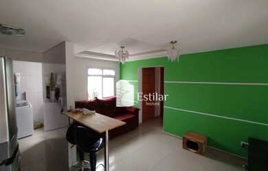 Imagem: O apartamento possui 2 Dormitórios, 1 Banheiro, 1 Vaga na garagem