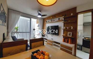 Imagem: O apartamento possui 1 Dormitório, 1 Banheiro, 1 Vaga na garagem