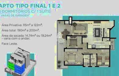 Imagem 15: Cobertura com 3 dormitórios à venda, 190 m² por R$ 2.500.000,00 - Centro - Guaratuba/PR