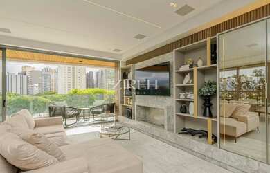 Imagem: O apartamento possui 3 Dormitórios, 5 Banheiros, 3 Vagas na