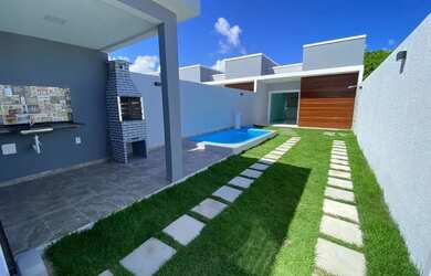 Imagem 2: Casa aluguel temporada 2/4, 1 Suite em Arembepe, Piscina - Camaçari -...