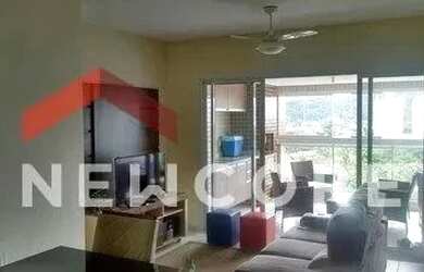 Imagem: O apartamento possui 1 Dormitório, 2 Banheiros, 1 Vaga na garagem