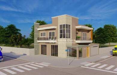 Imagem: A casa possui 3 Dormitórios, 3 Banheiros, 2 Vagas na garagem