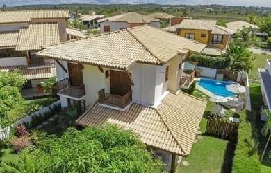 Imagem: A casa em condomínio possui 5 Dormitórios, 5 Banheiros, 4