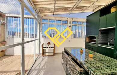 Imagem: O apartamento na cobertura possui 5 Dormitórios, 4 Banheiros