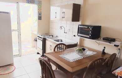 Imagem: O apartamento possui 1 Dormitório, 1 Banheiro, 1 Vaga na garagem