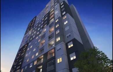 Imagem: O apartamento possui 2 Dormitórios, 1 Banheiro, 1 Vaga na garagem