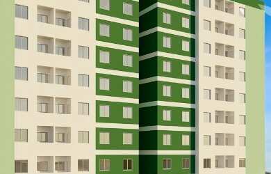 Imagem: O apartamento possui 2 Dormitórios, 2 Banheiros, 1 Vaga na