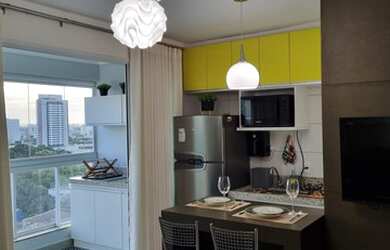 Imagem: O apartamento para alugar possui 1 Dormitório, 1 Banheiro