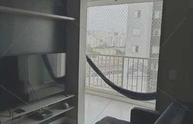 Imagem 1: Apartamento Moóca Porteira Fechada Mobiliado com 1 Dormitório, Sacada ampla, Cozinha Ameri