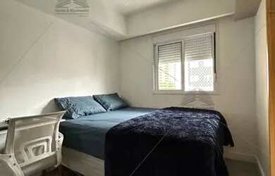 Imagem 6: Apartamento Moóca Porteira Fechada Mobiliado com 1 Dormitório, Sacada ampla, Cozinha Ameri