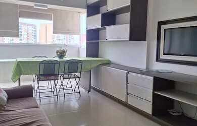 Imagem: O apartamento possui 1 Dormitório, 1 Banheiro, 1 Vaga na garagem