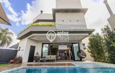 Imagem: A casa em condomínio possui 4 Dormitórios, 5 Banheiros, 4