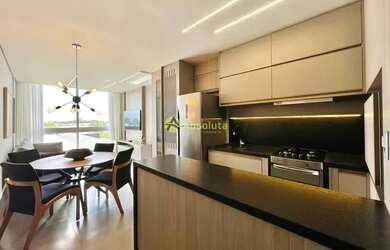 Imagem: O studio possui 2 Dormitórios, 2 Banheiros, 5 Vagas na garagem