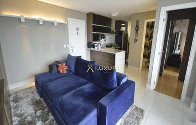 Imagem: O apartamento possui 1 Dormitório, 2 Banheiros, 2 Vagas na