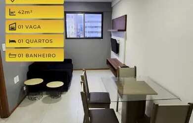 Imagem: Apartamento para aluguel possui 42 metros quadrados com 1 quarto