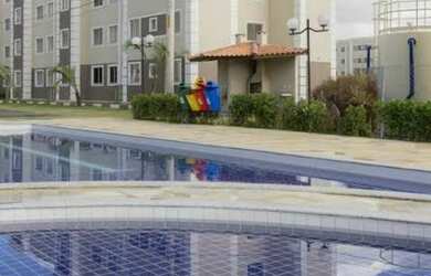 Imagem: O apartamento possui 2 Dormitórios, 1 Banheiro, 1 Vaga na garagem