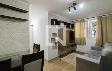 Imagem: O apartamento possui 1 Dormitório, 1 Banheiro, 1 Vaga na garagem