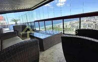 Imagem: O apartamento na cobertura possui 4 Dormitórios, 4 Banheiros