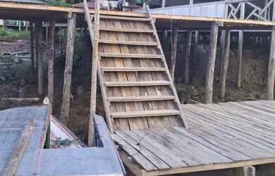 Imagem: O terreno possui 80m² de Área e está localizado em Jurunas