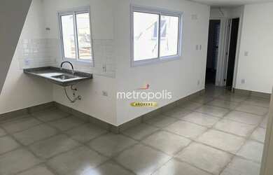 Imagem: O apartamento na cobertura possui 2 Dormitórios, 2 Banheiros