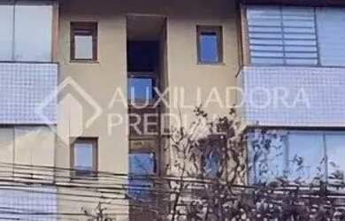 Imagem: O apartamento possui 1 Dormitório, 1 Banheiro, 1 Vaga na garagem