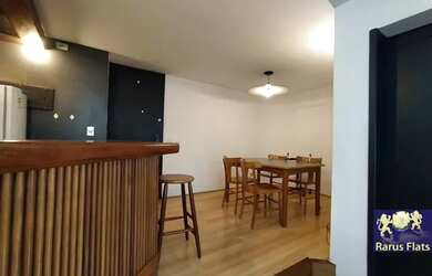 Imagem: O studio possui 1 Dormitório, 1 Banheiro, 1 Vaga na garagem