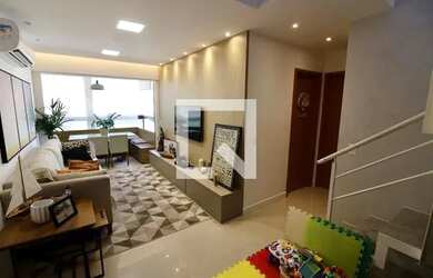 Imagem: O apartamento na cobertura possui 3 Dormitórios, 3 Banheiros