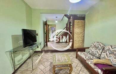 Imagem: A casa possui 3 Dormitórios, 1 Banheiro, 2 Vagas na garagem