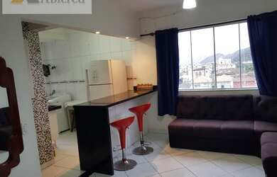 Imagem: O apartamento possui 1 Dormitório, 1 Banheiro, 1 Vaga na garagem