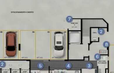 Imagem: A casa possui 2 Dormitórios, 2 Banheiros, 1 Vaga na garagem