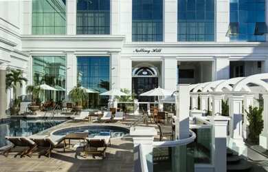 Imagem: O apartamento possui 3 Dormitórios, 5 Banheiros, 5 Vagas na