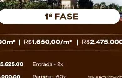 Imagem: O terreno possui 1.500m² de Área e está localizado em Jardim