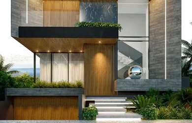 Imagem: A casa em condomínio possui 4 Dormitórios, 5 Banheiros, 5