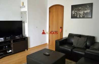 Imagem: O apartamento possui 1 Dormitório, 1 Banheiro, 1 Vaga na garagem