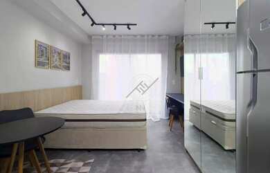 Imagem: O apartamento possui 1 Dormitório, 1 Banheiro, 24m² de Área